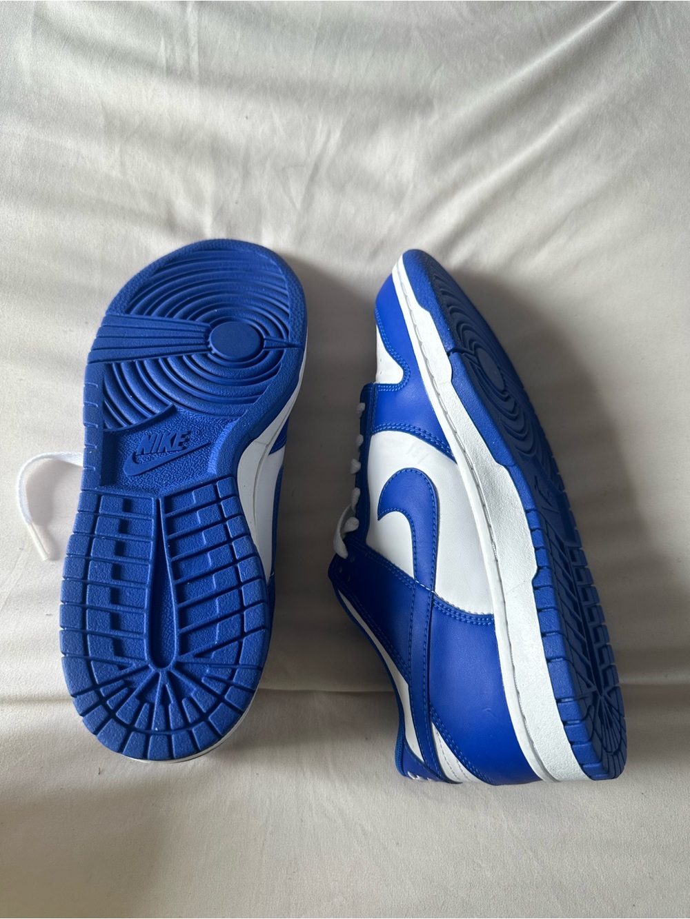 Nike Women’s Low Top Sneakers - White & Blue - Picture 2 of 2